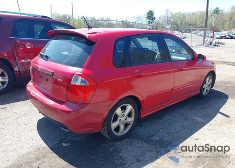 2007 Kia Spectra5 Sx из США, поврежденный, VIN KNAFE162975008814